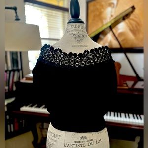 Shine star Black top medium